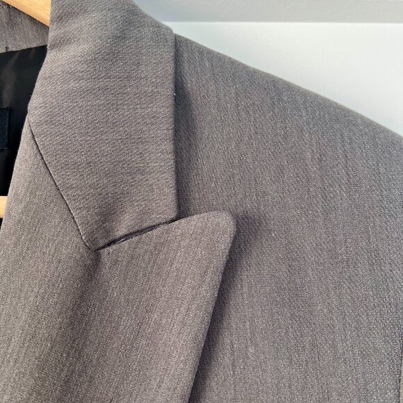 Zara Oversized Double Breasted Blazer in Grey Marl – Women’s Size Small (or Med) - Picture 3 of 7